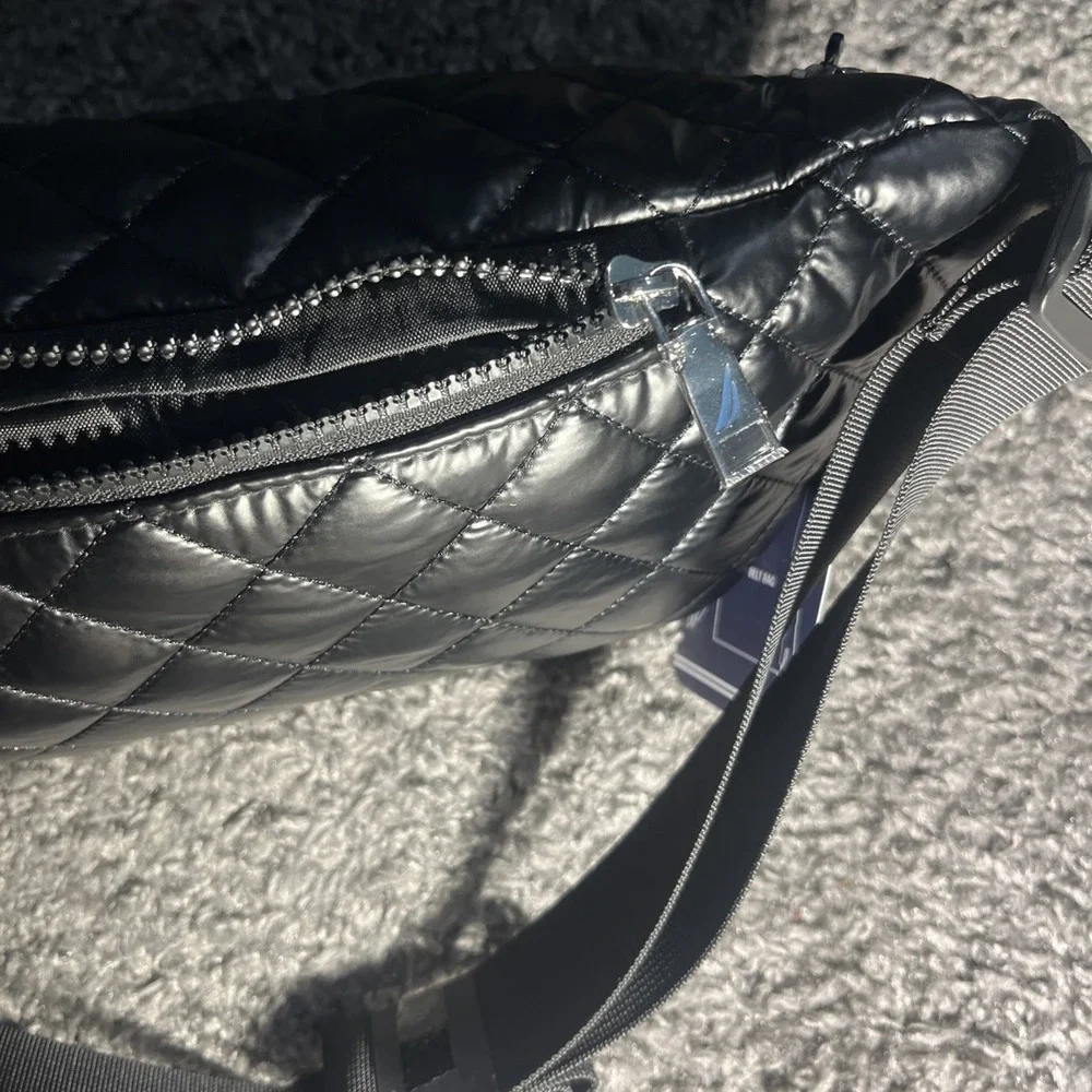 Nautica Bum Bag Quilted Black Crossbody Or A Belt Bag New‎